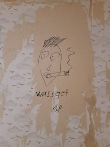 Strichmänchen auf Wand